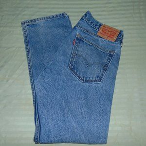 Levi's Strauss Men's 505 Blue Jeans 32/29 straight legs